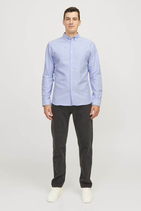JJ Rebel blauwe heren overhemd