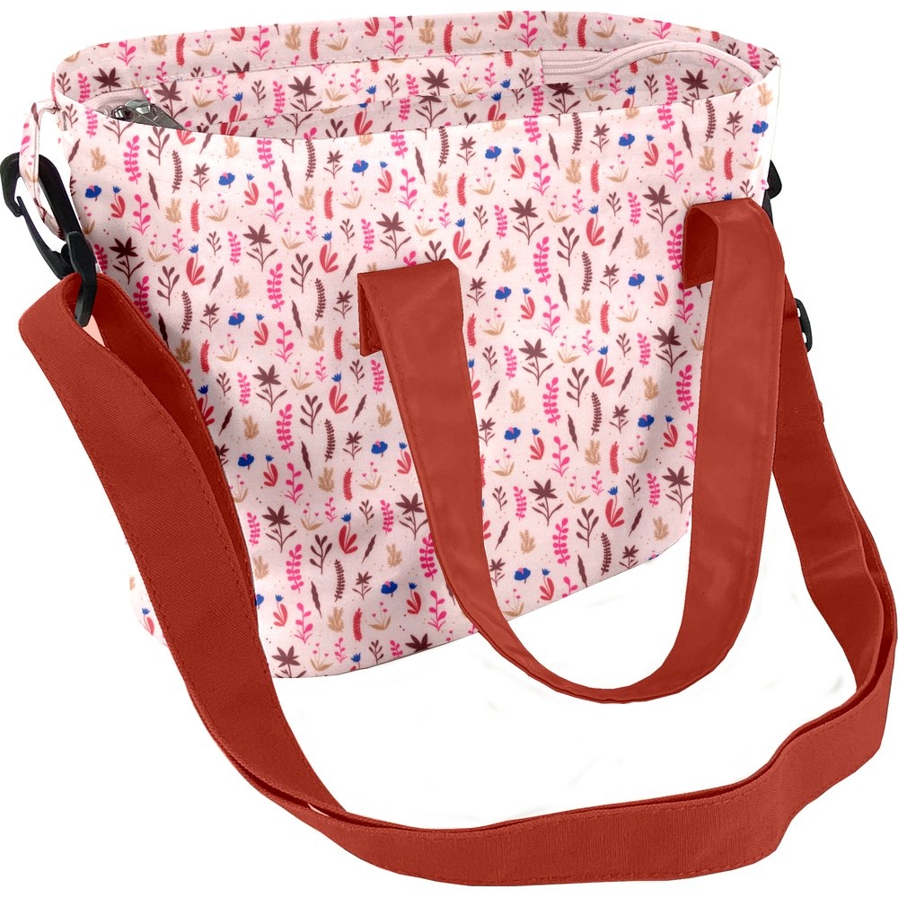 Sac Lunch Isotherme Herbier Rose