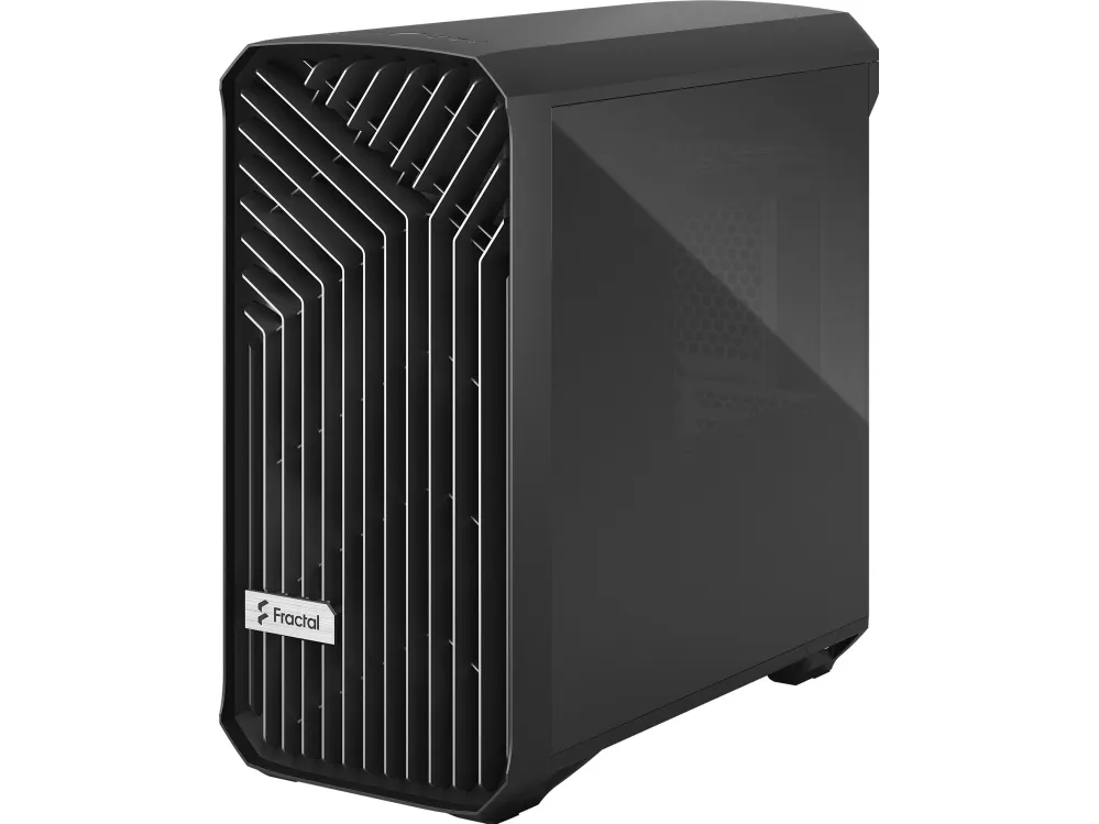 Fractal Design Torrent Compact - Tower - udvidet ATX - ingen strømforsyning (ATX) - sort TG mørk tone - USB/Lyd