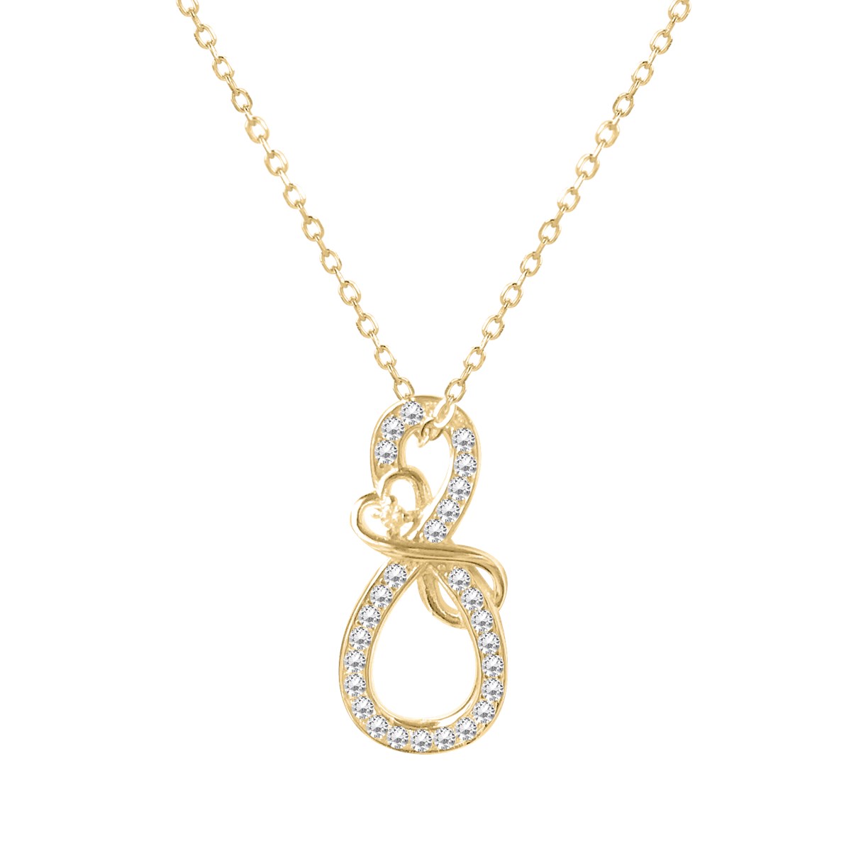 Collier plaqué or oxyde
