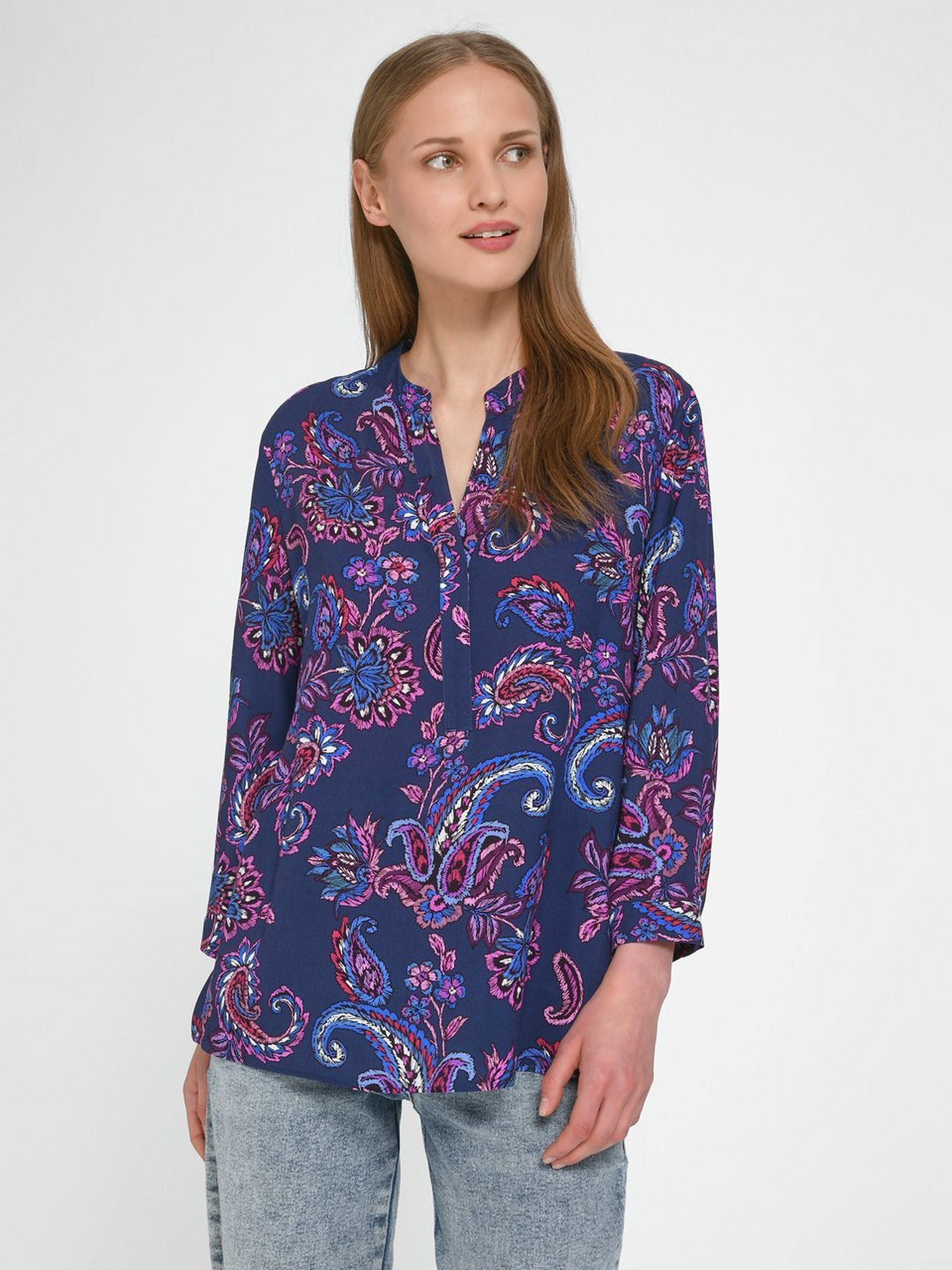 Bluse mit 3/4-Arm