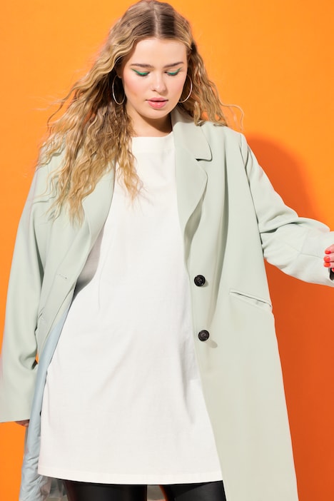 Longblazer, Oversize Loose Shape, feine Struktur
