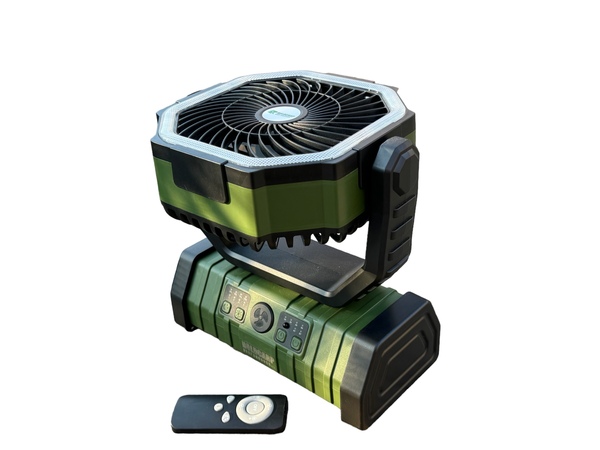 Ventilateur rechargeable Holdcarp (Avec 20000mAh Powerbank)