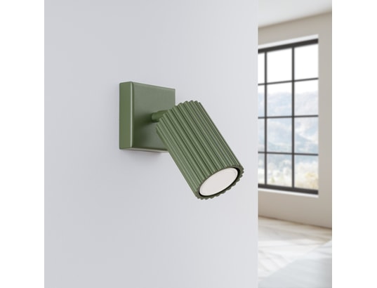 SOLLUX LIGHTING - Applique karbon vert olive