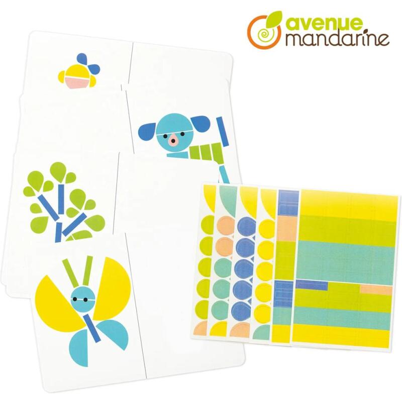 Boîte créative, Educativ' Stickers, Copiercoller - Vert
