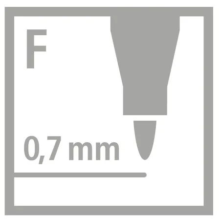 Folienstift - STABILO OHPen universal - wasserlöslich medium - 10er Pack - blau