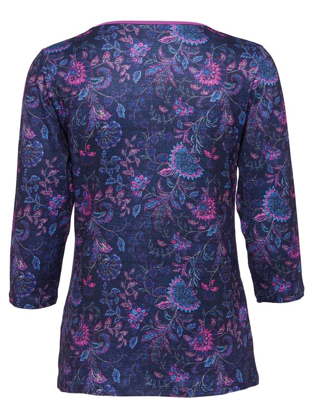 Shirt Jeanslook Paisley