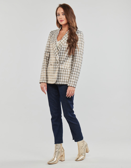 Guess - EMELIE FOILED BLAZER - Beige