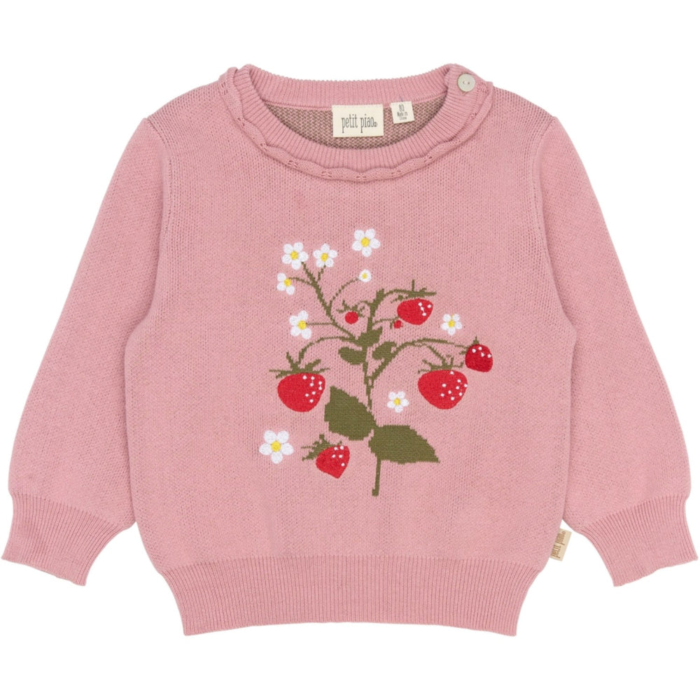 Køb Petit Piao Dusty Rose PPEllen Strik Pullover