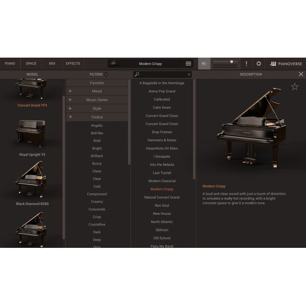 IK Multimedia Pianoverse-Concert Grand YF3