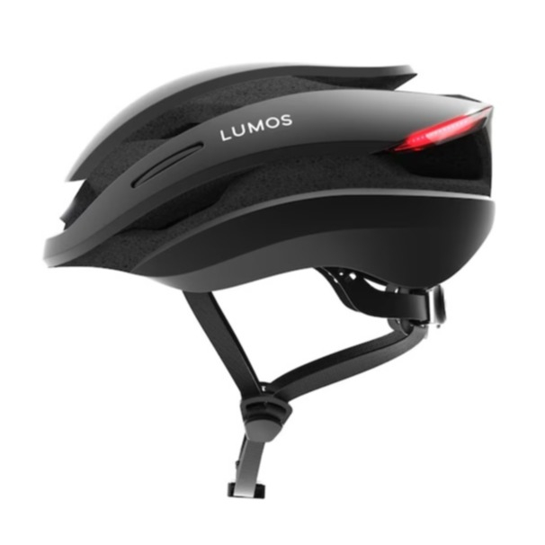 (Gr. M/L) Ultra Verstellbarer Fahrrad Helm Velo Kopf Schutz mit Front- und Rücklicht / Blinkerfunktion - Schwarz