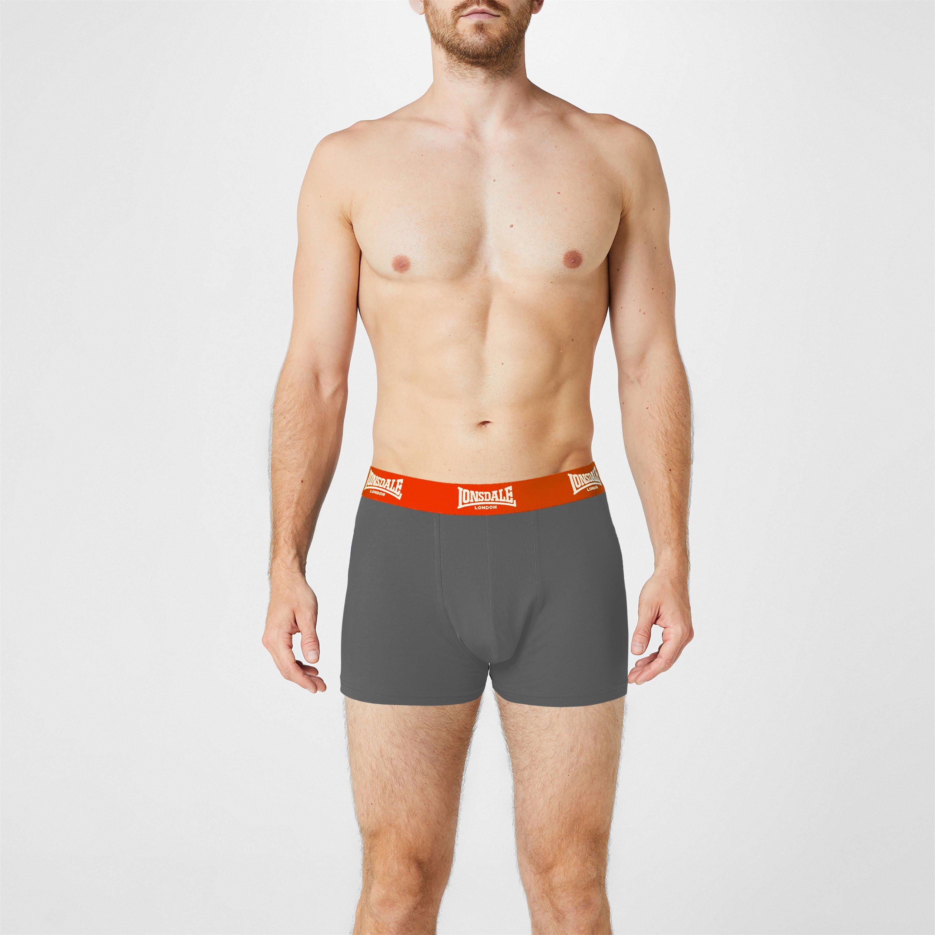 Lonsdale 2 Pack Trunk Mens