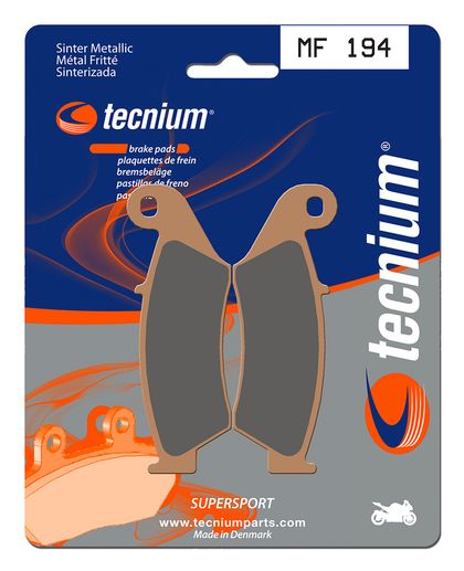 Plaquettes de freins Tecnium Performance métal fritté - MF194