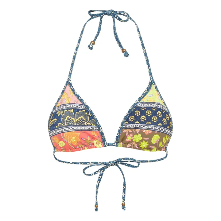 Boteh Haut de Maillot Florimonde Patchwork | Jaune