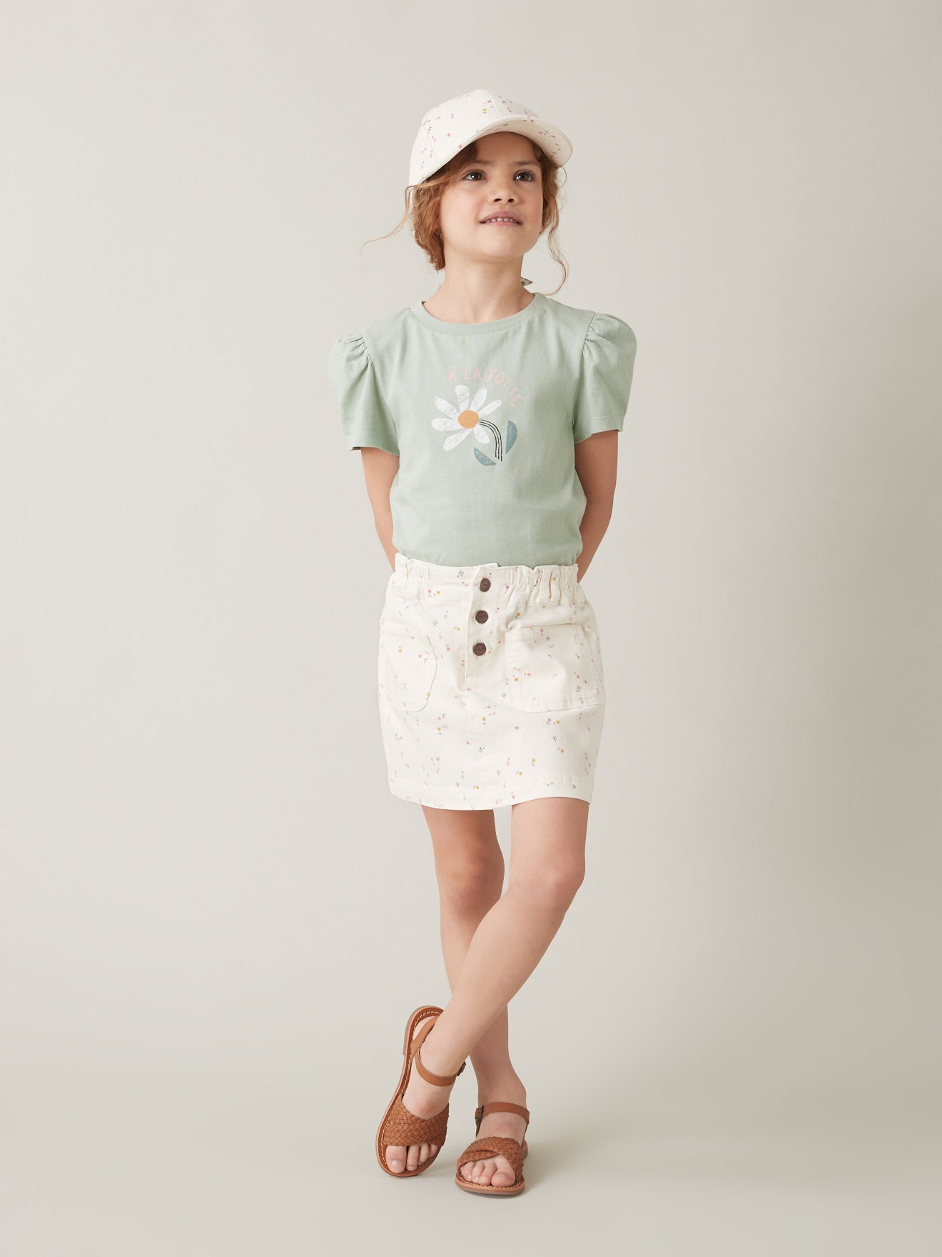 T-shirt imprimé Fille - Coton Bio