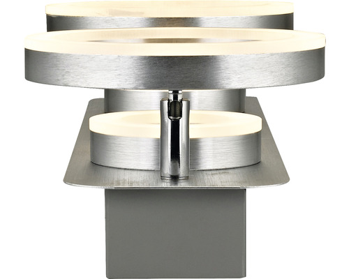 FLAIR LED plafondlamp 18W 2x360 lm + 2x685 lm 3000 K Ø 40 cm Adhara chroom
