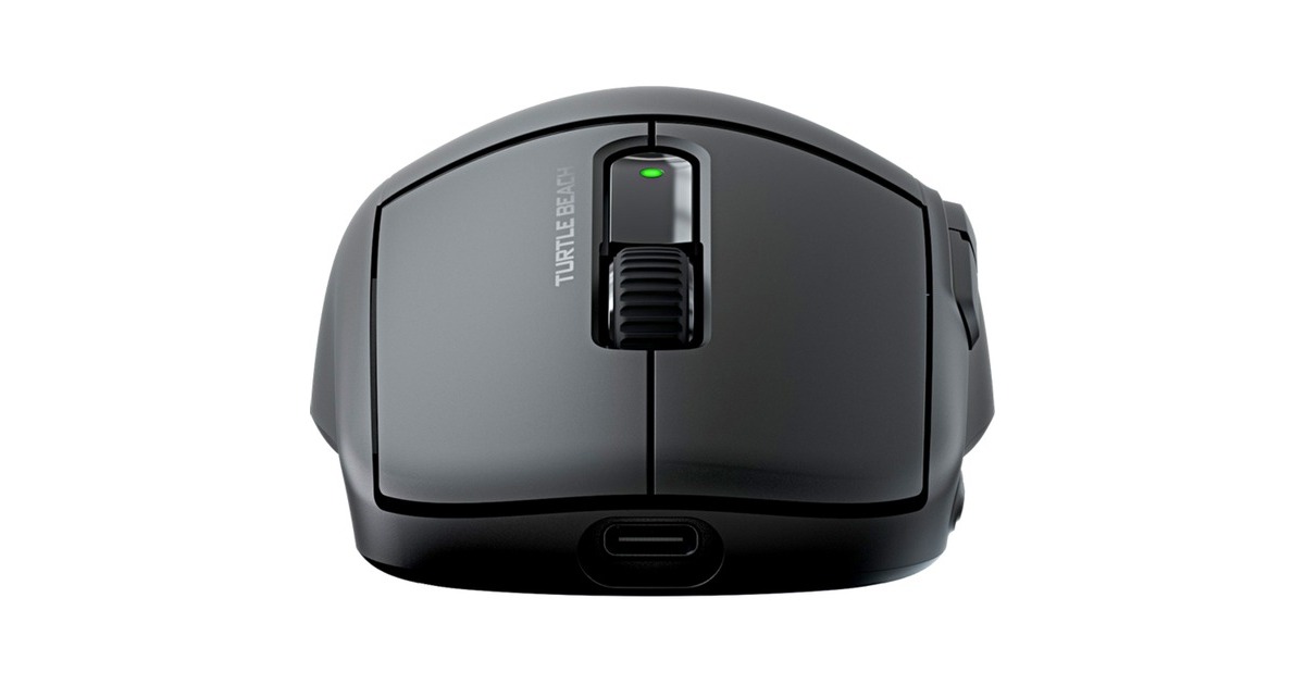 Turtle BeachBurst II Air gaming muis  (Zwart, USB-C / 2,4GHz / Bluetooth, 50 - 26.000 Dpi, RGB)