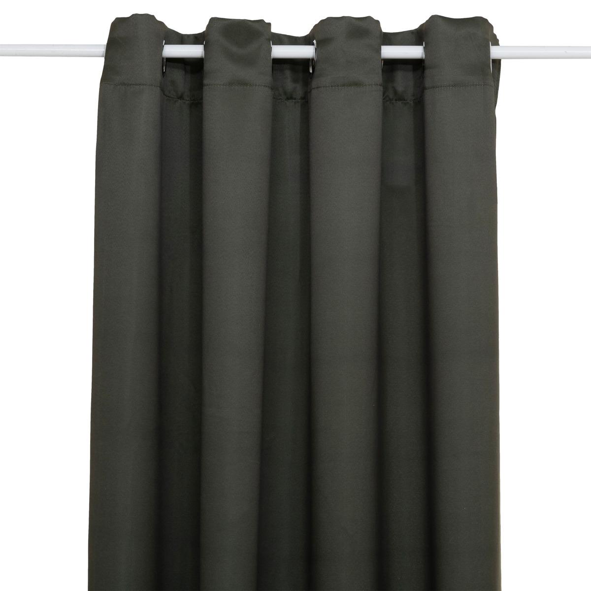 RIDEAU OCCULTANT KAKI 135X240CM X2 PIECES