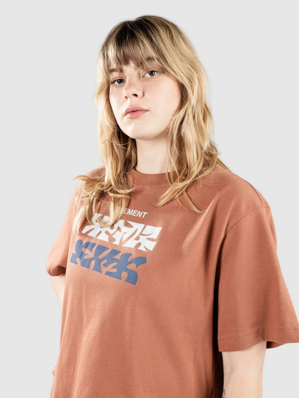 Element Texture T-Shirt copper brown