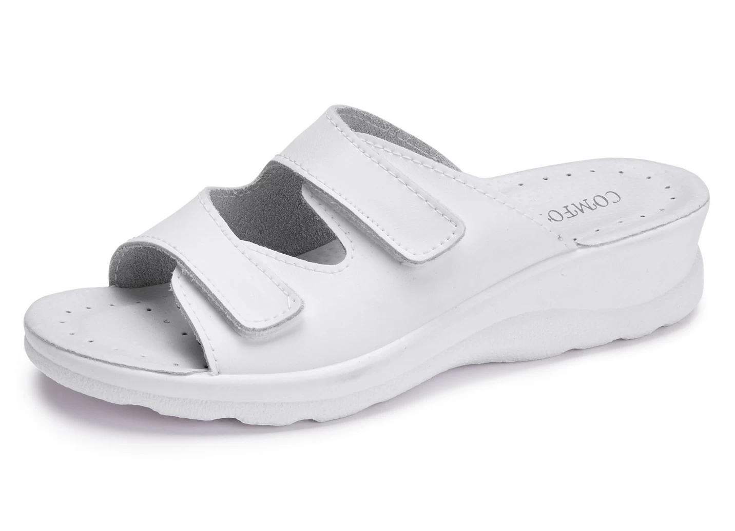 Zweierpack Pantoletten aus Nappaleder