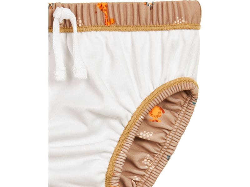 Playshoes Schwimmwindel Wildtiere Braun Gr. 86/92 Windelhose mit UV-Schutz für Jungen