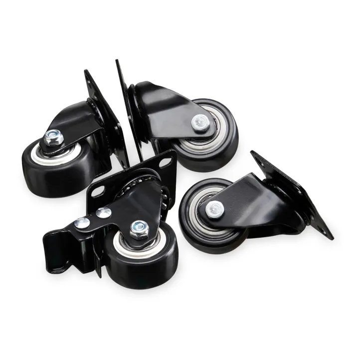 Nofred Kit de roues pour cube de rangement | Noir