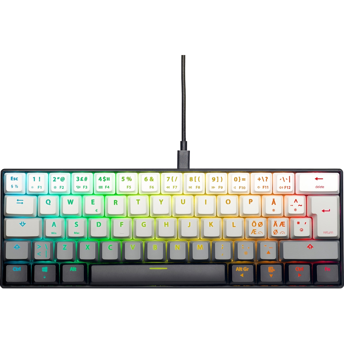 NOS C-450 Mini PRO RGB gamingtastatur (shader)