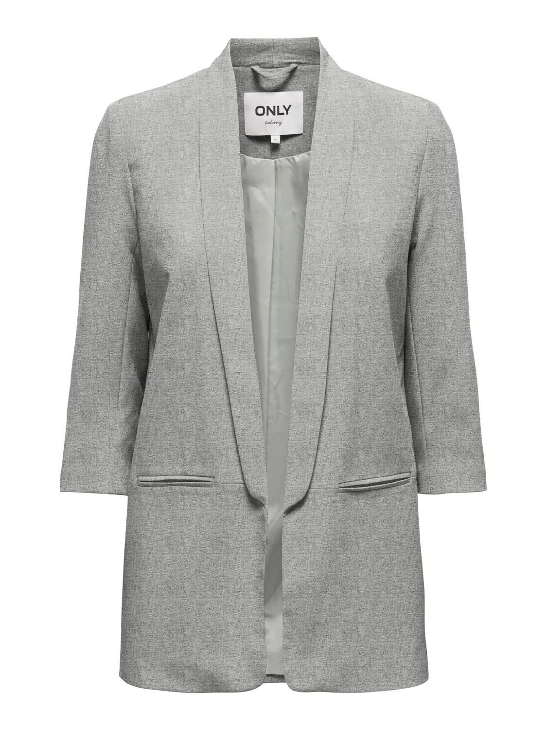 ONLELLY Blazer Light Grey Melange