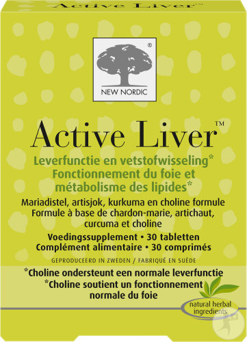 New Nordic Active Liver Complément Alimentaire Pour Le Fonctionnement Du Foie 30 Comprimés