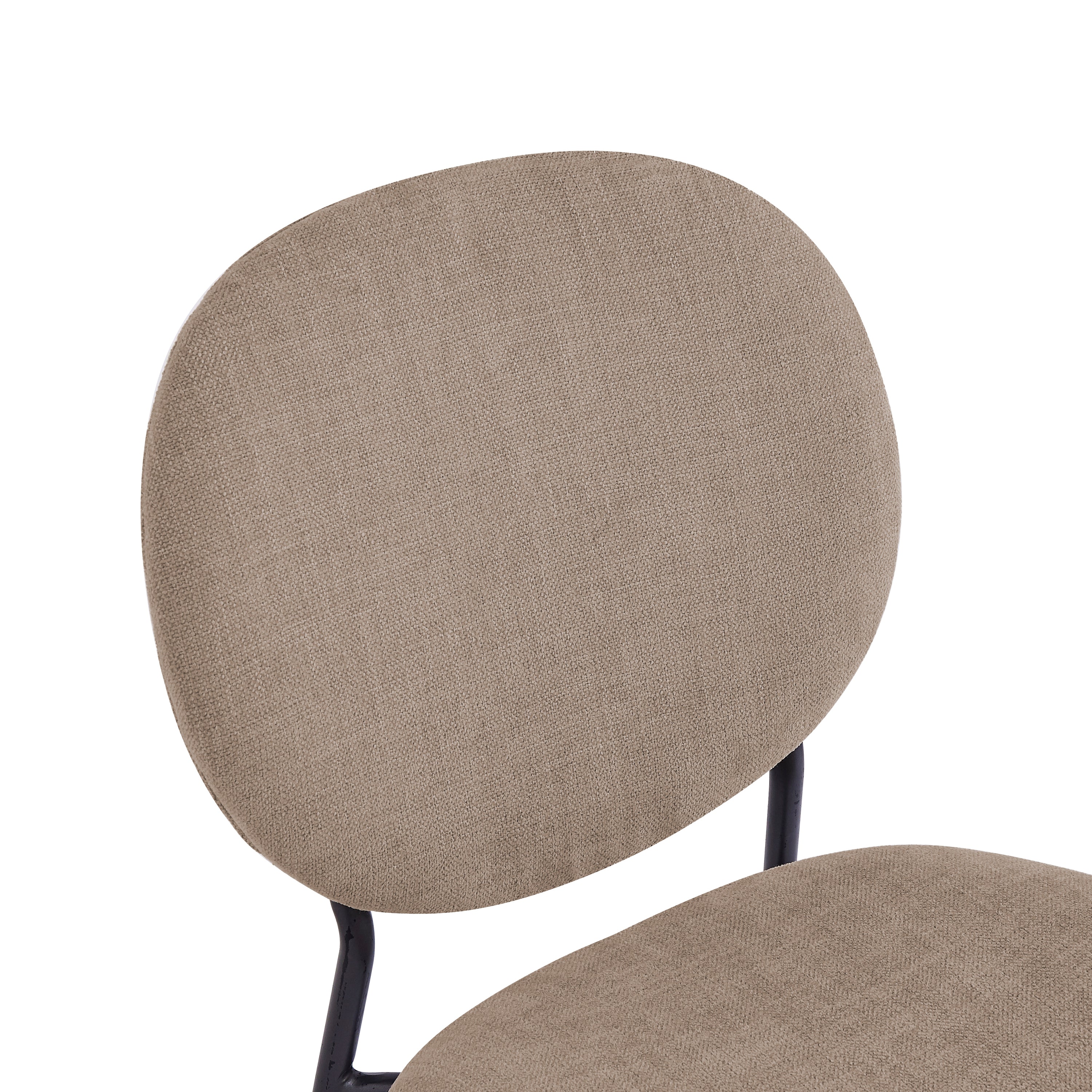 by fonQ Loop Eetkamerstoel Chenille - Taupe