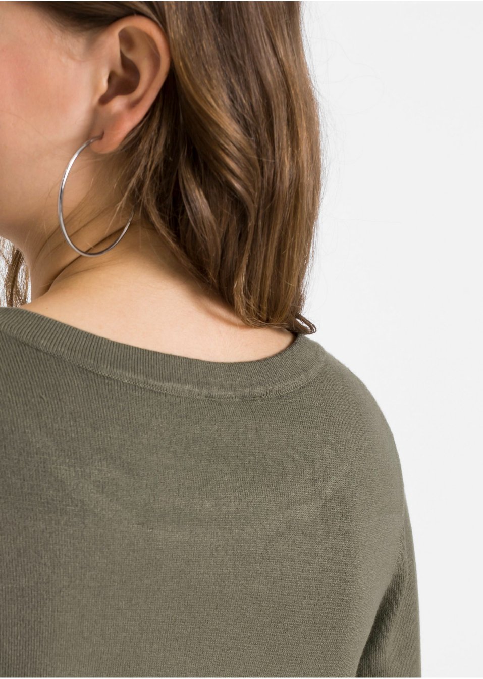 Pull à empiècement jupe