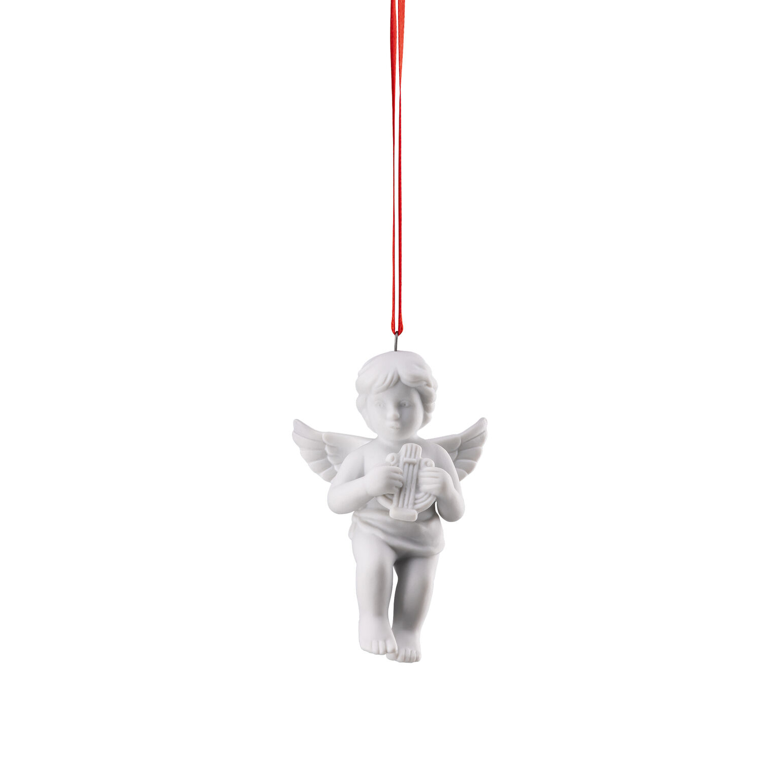 Angels Weiss matt Engel mit Lyra