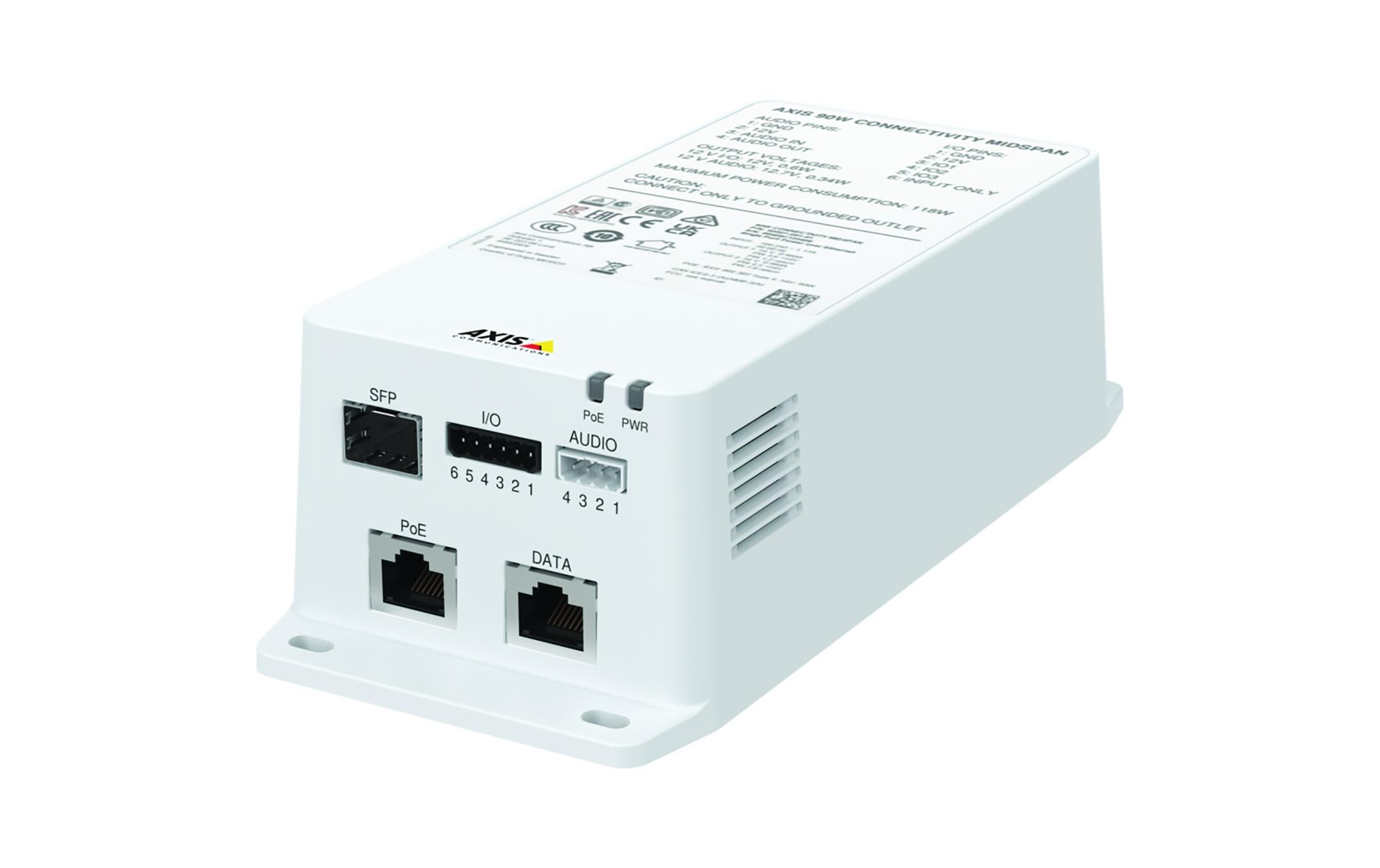 PoE++ Injector TU8003 90 W Connectivity Midspan<br>Für Netzwerk- und Glasfaserinstallationen bis zu 90 W