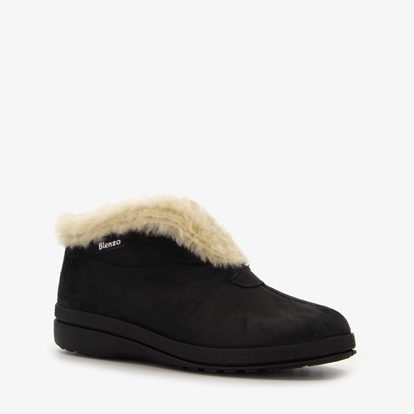 Blenzo dames pantoffels zwart