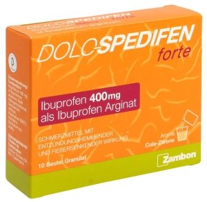 DOLO SPEDIFEN forte Granulat 400 mg, 10 Stück