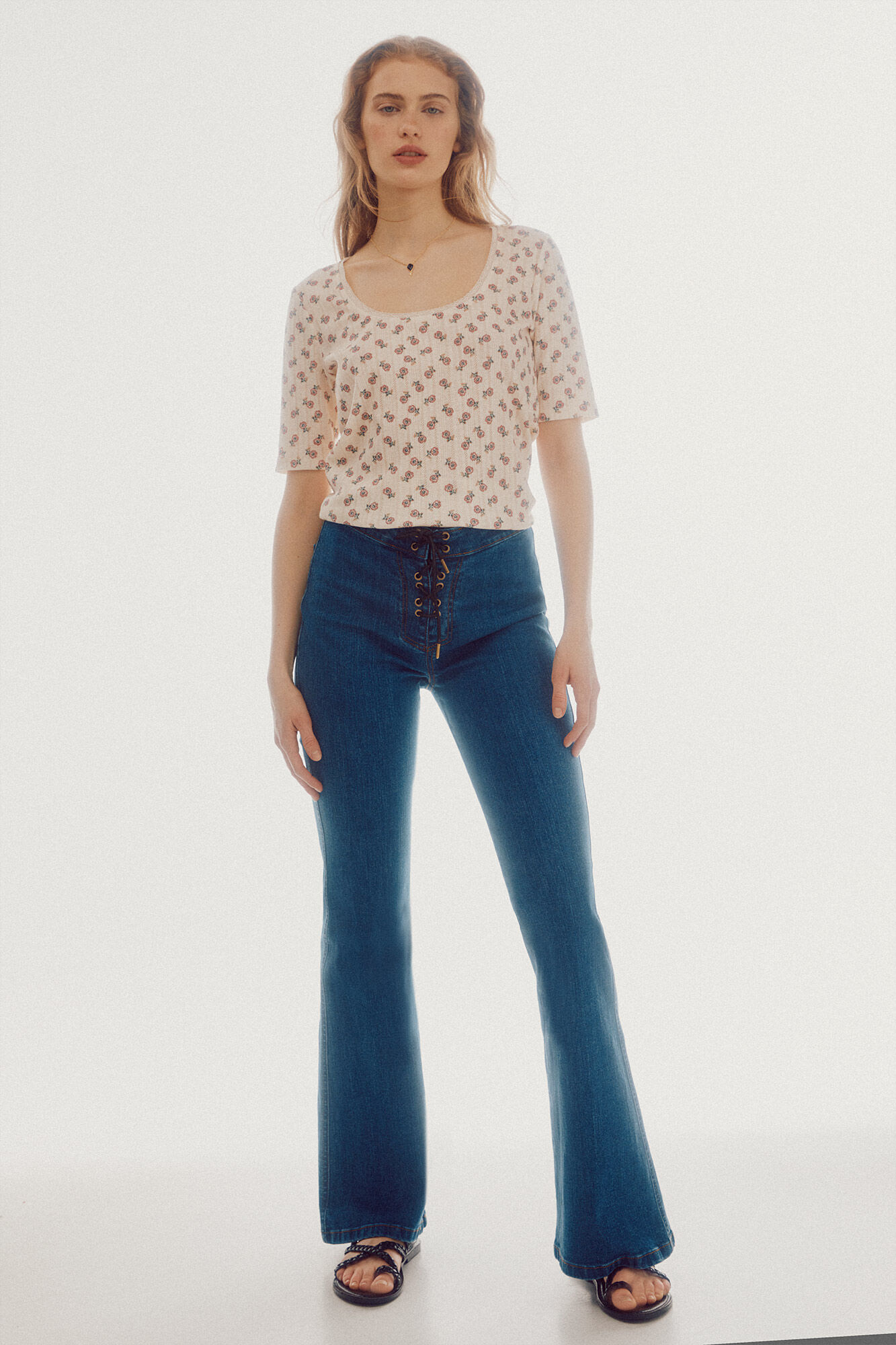 Blusa estampada - Estampa branca