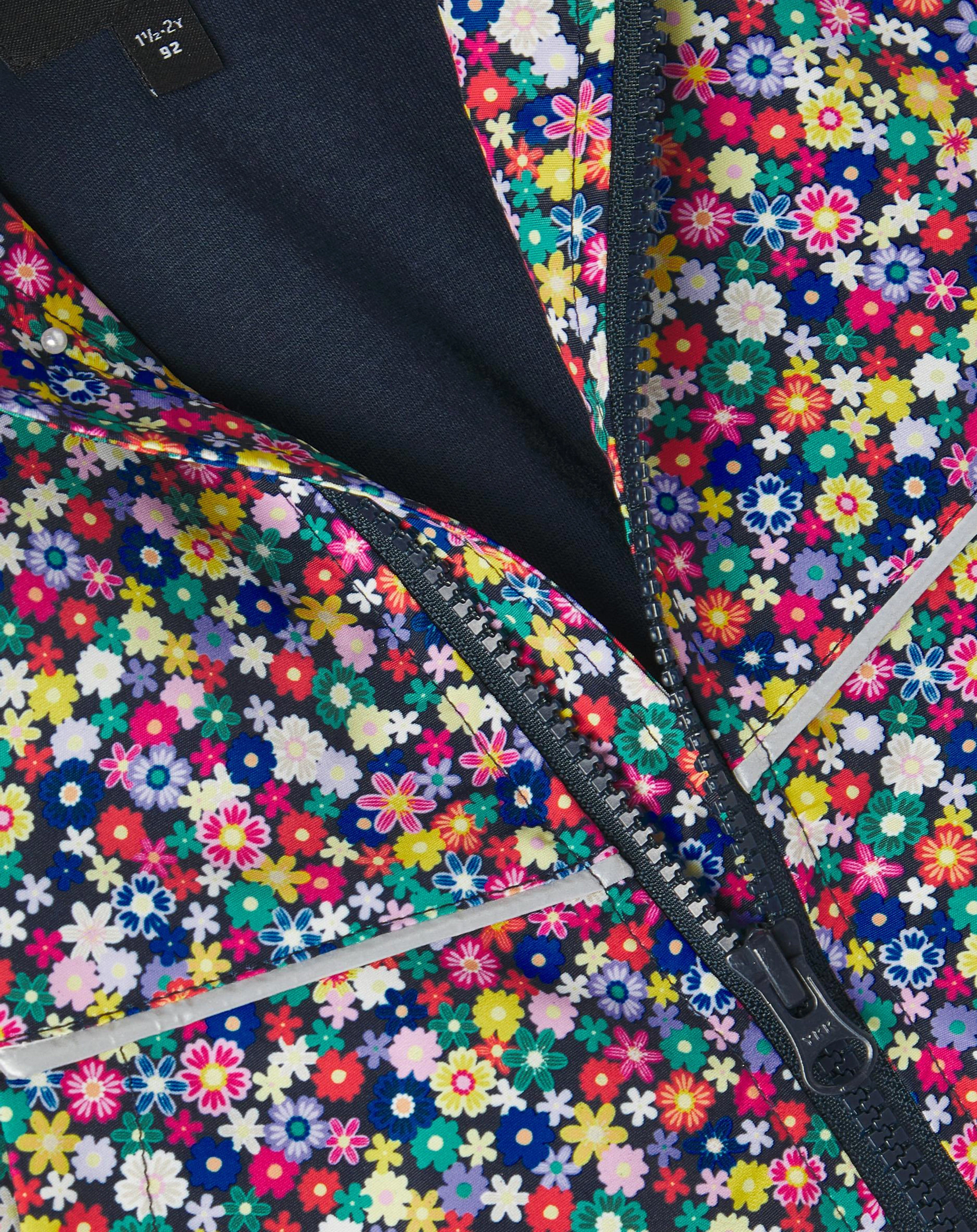 Jacke NMFMAXI - POP FLOWER in dark sapphire