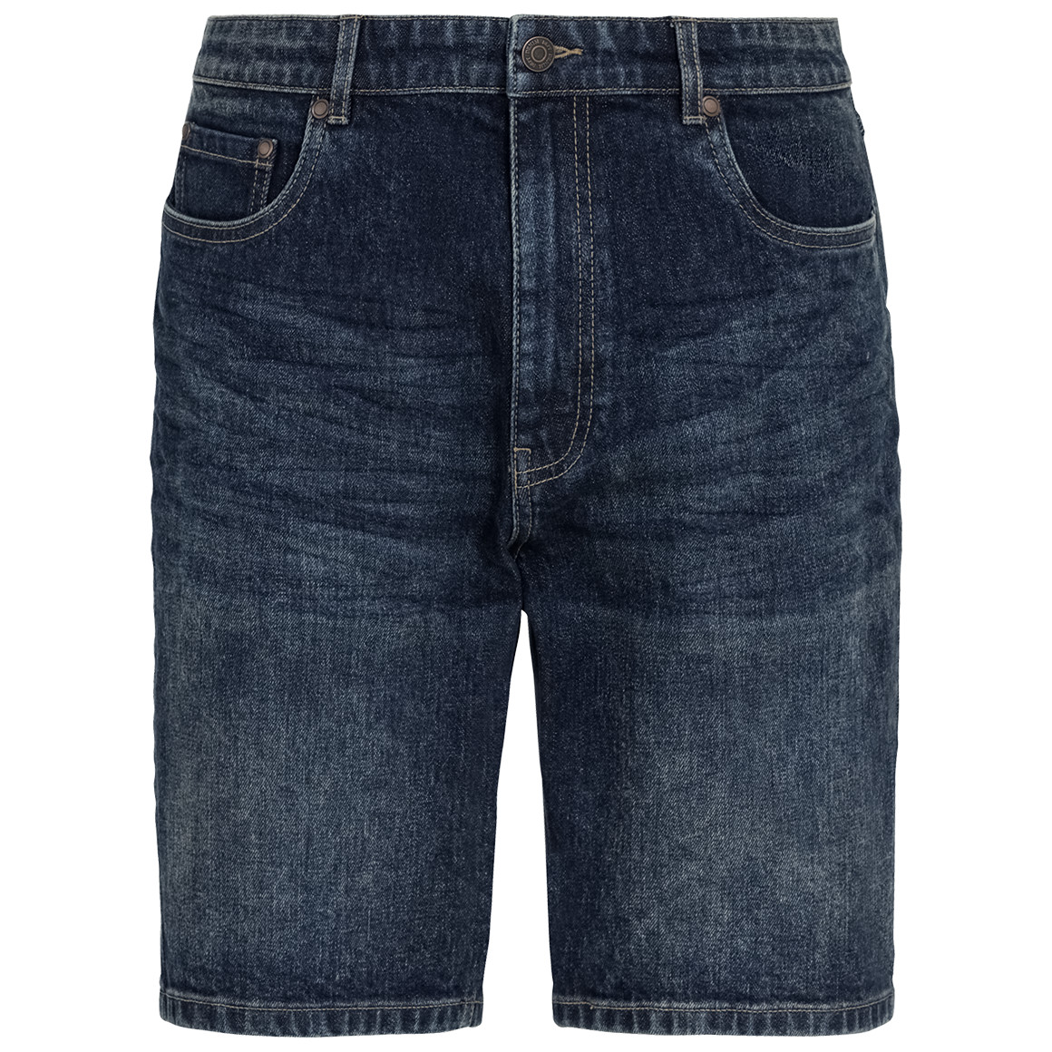 VanVaan Herren Jeans-Shorts in Denim-Optik dunkelblau