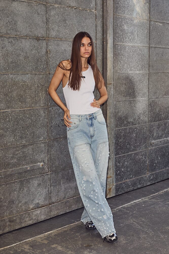 Haute L'Amitié Rib Badge Tank HL10011