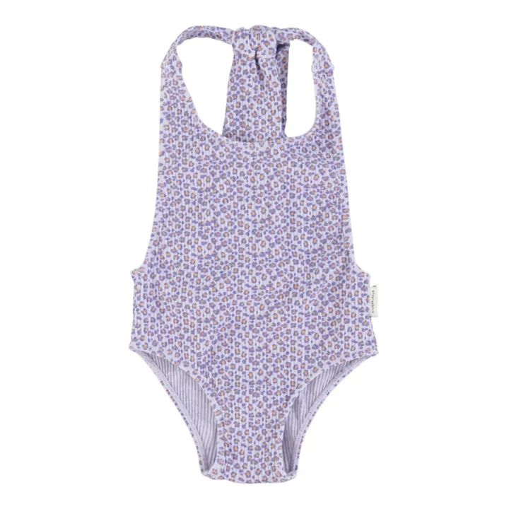 Piupiuchick Maillot de Bain Léopard Matière Recyclée | Lavande