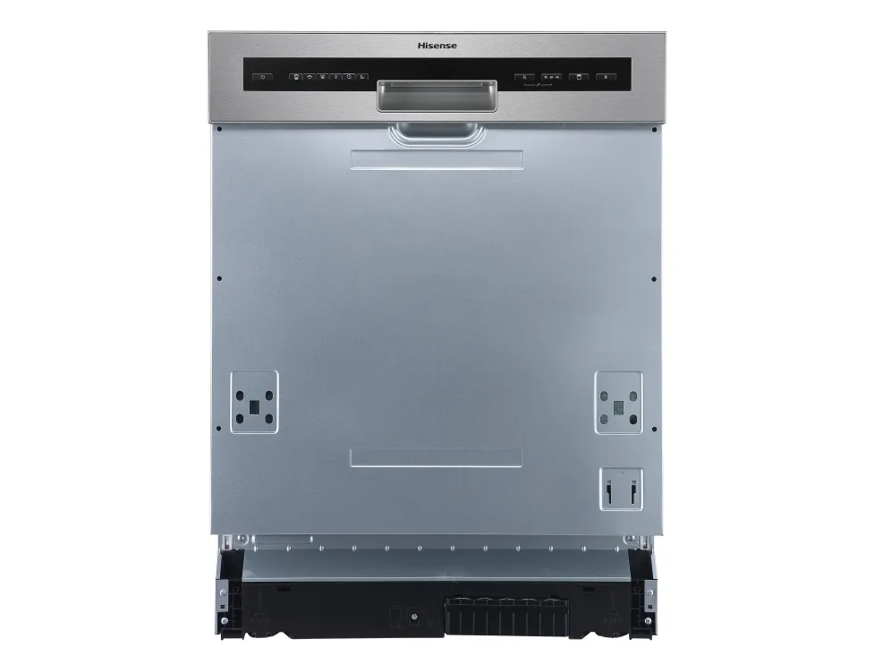 Hisense HI620D10X, Delvist indbygget, Fuld størrelse (60 cm), Aluminium, Knapper, 14 kuverter, C