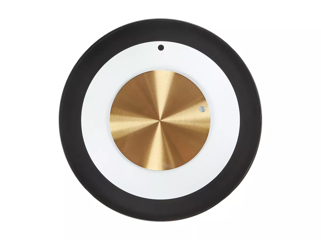 Horloge murale CLUSES 30 cm Métal Noir