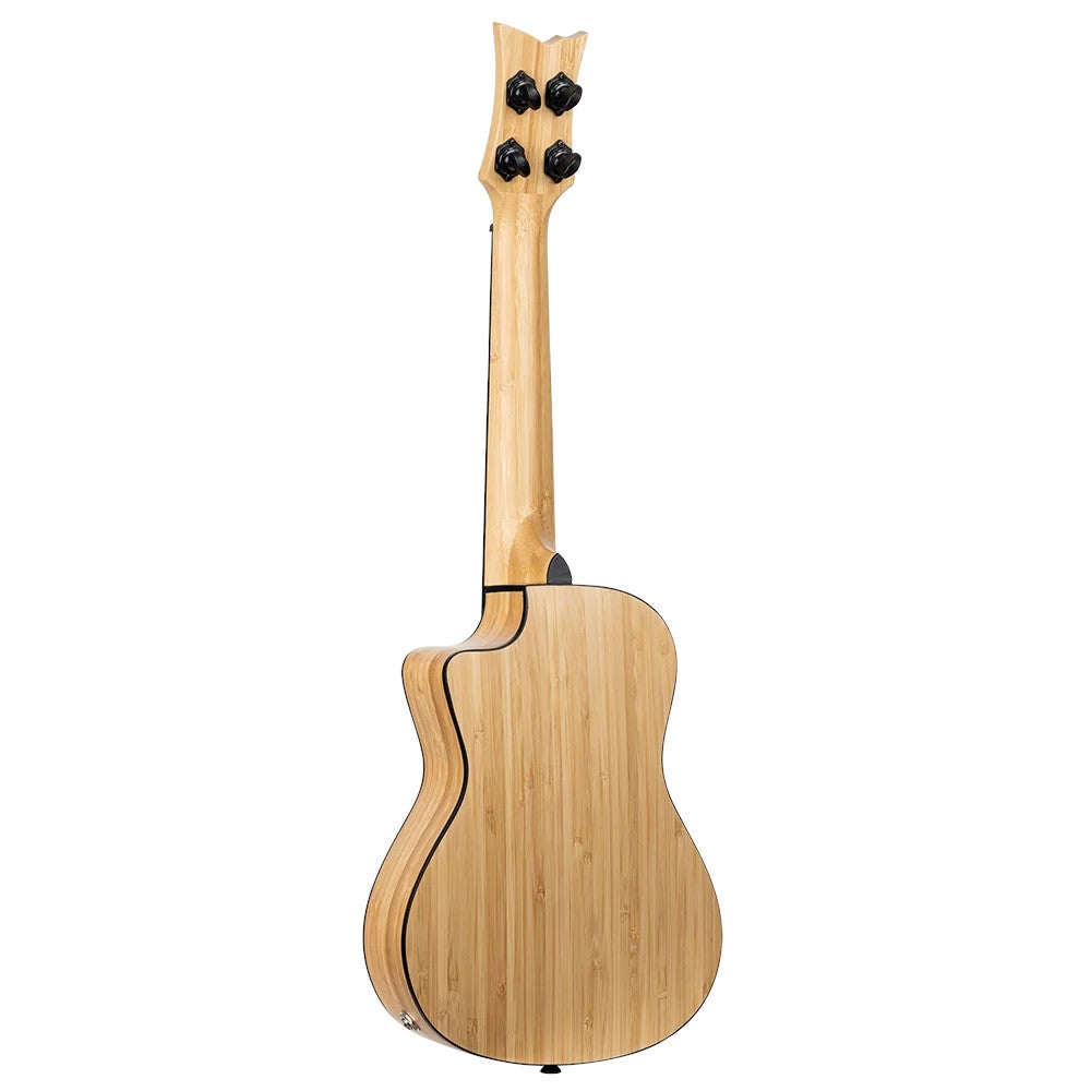 Ortega RUNAB-CC Bamboo Series Concert Size Ukulele Natural E/A concert ukelele met gigbag