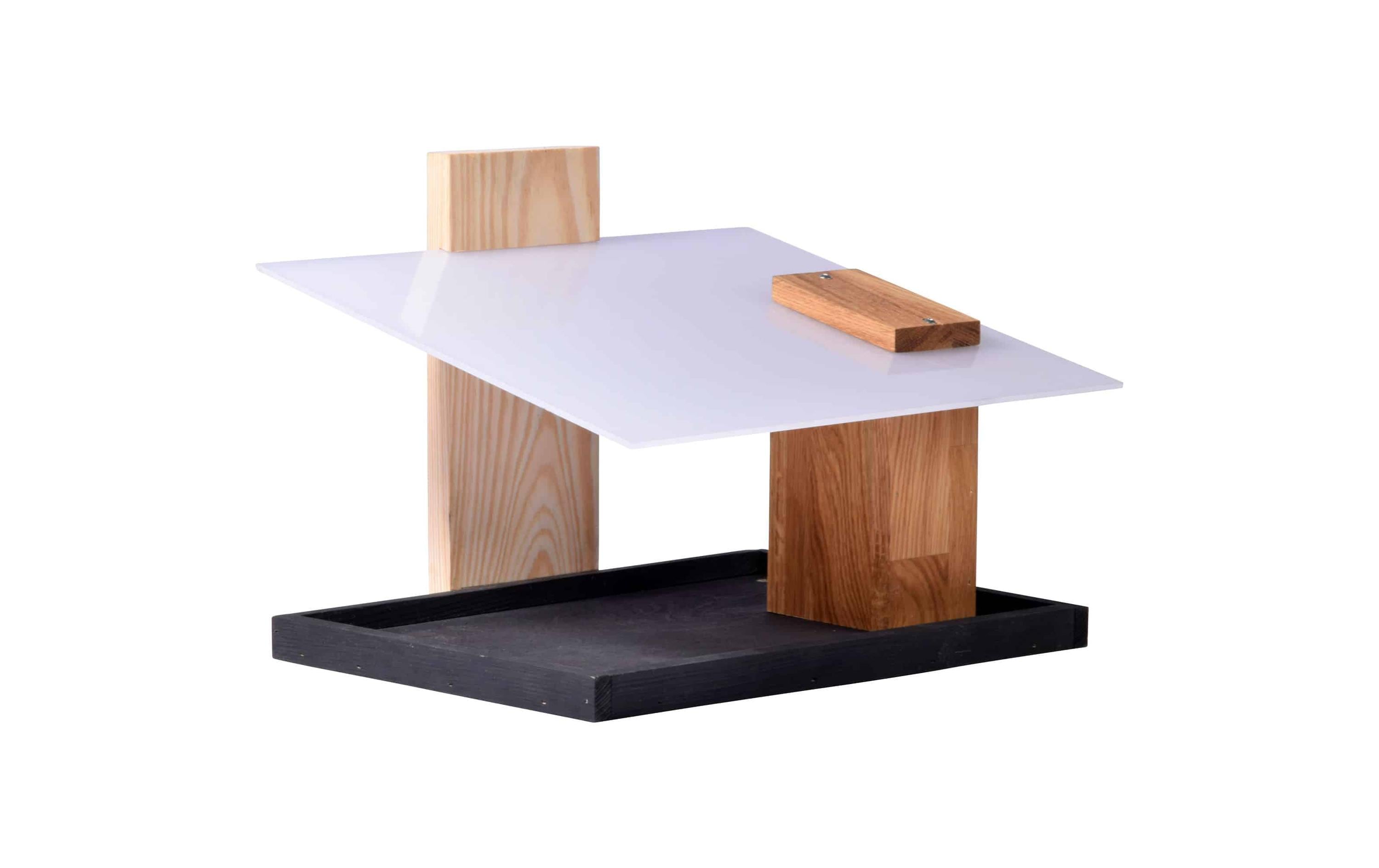 Design-Vogelfutterhaus Futura I, 35 x 24 x 22 cm, HolzFutterstation für Wildvögel