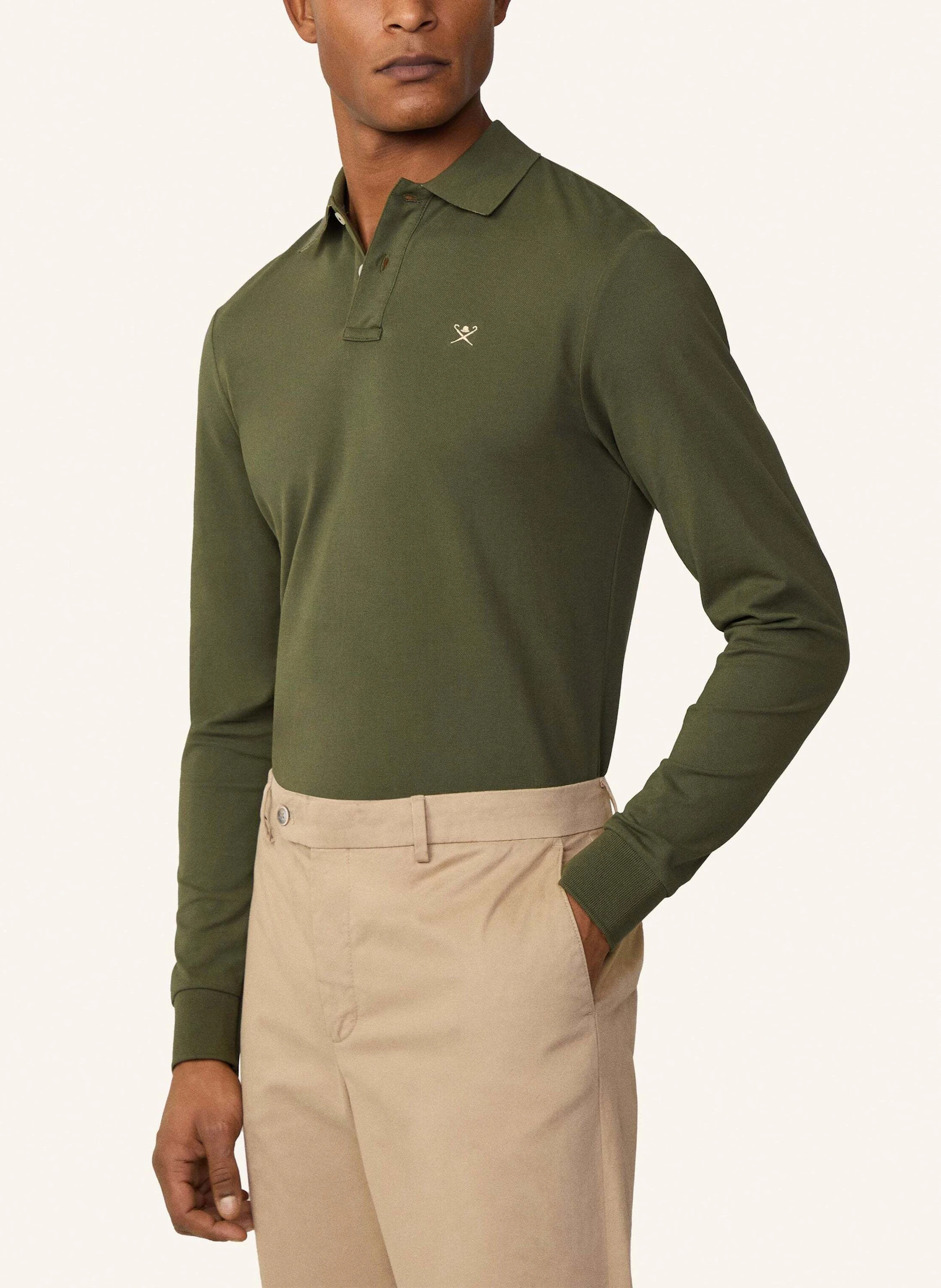 HACKETT LONDON Poloshirt SLIM LOGO POLO LS