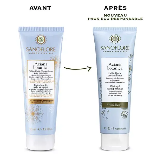 Sanoflore Aciana Botanica Gelée d'Huile Démaquillante 125ml