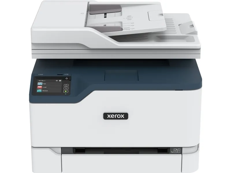 Xerox C235 - Multifunktionsprinter - farve - laser - Legal (216 x 356 mm) (original) - A4/Legal (medie) - op til 22 spm (udskriver) - 250 ark - 33.6 Kbps - USB 2.0, LAN, Wi-Fi(n), USB 2.0 vært - Green World Alliance returneringsprogram