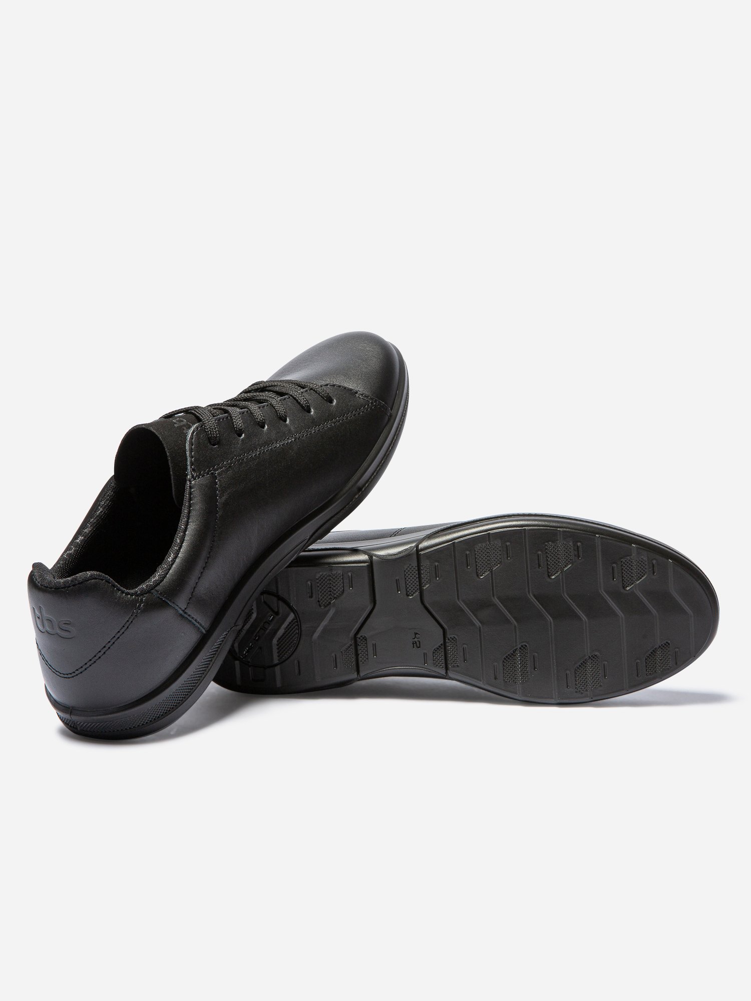 Baskets Homme Fabriquées en France Dessus Cuir Noir