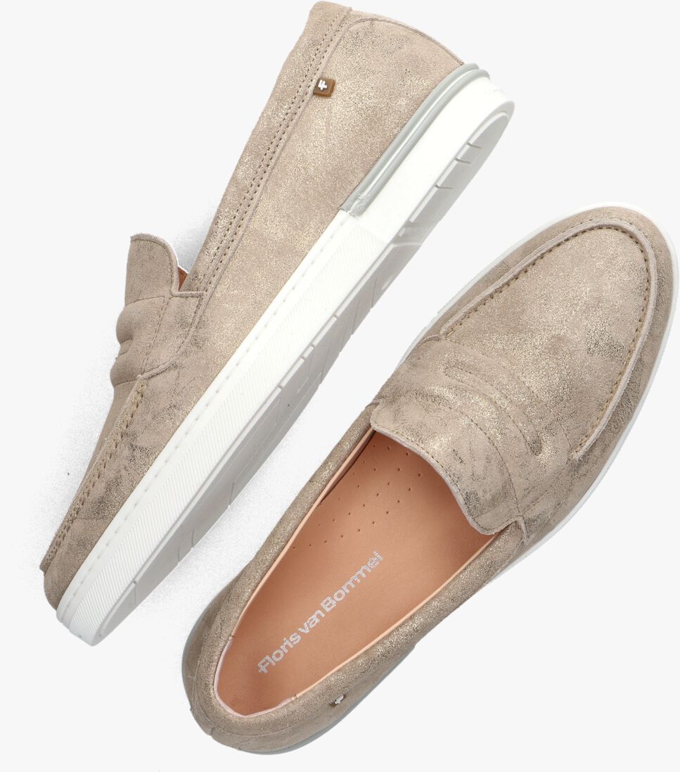 FLORIS VAN BOMMEL gouden floris van bommel loafers sfw-40046