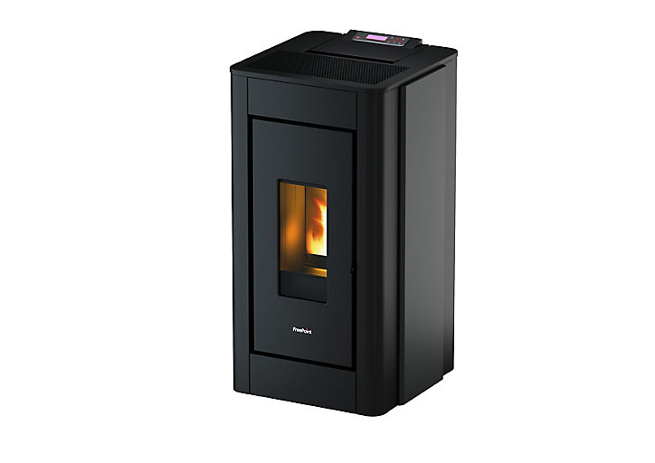 Poêle à granulés Freepoint Pretty étanche Gris 8,6 kW